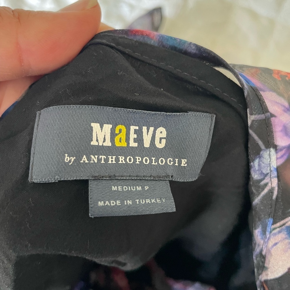 Anthropologie Maeve floral organza top - Picture 8 of 10